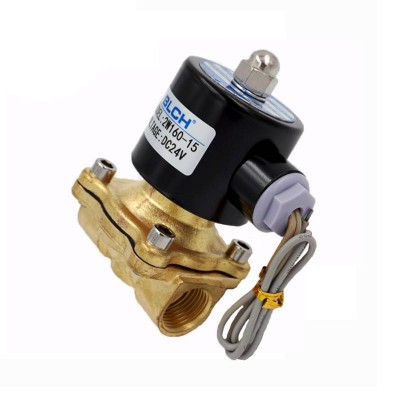 Competitive price with high quality dc 24v 2W160-15 1/2 inch brass Pneumatic 12v water solenoid valve